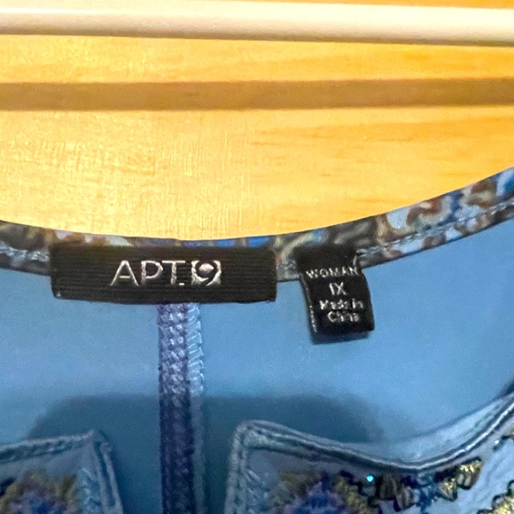 APT 9 Short Sleeved “Silk” Short Sleeved Shirt Size 1X - Picture 2 of 5